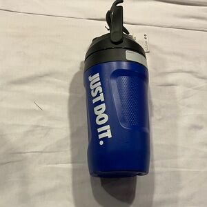 Nike Blue Sports Bottle with Black Lid